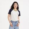 Hotwind Women's Sporty Color-block Short Sleeve T-Shirt