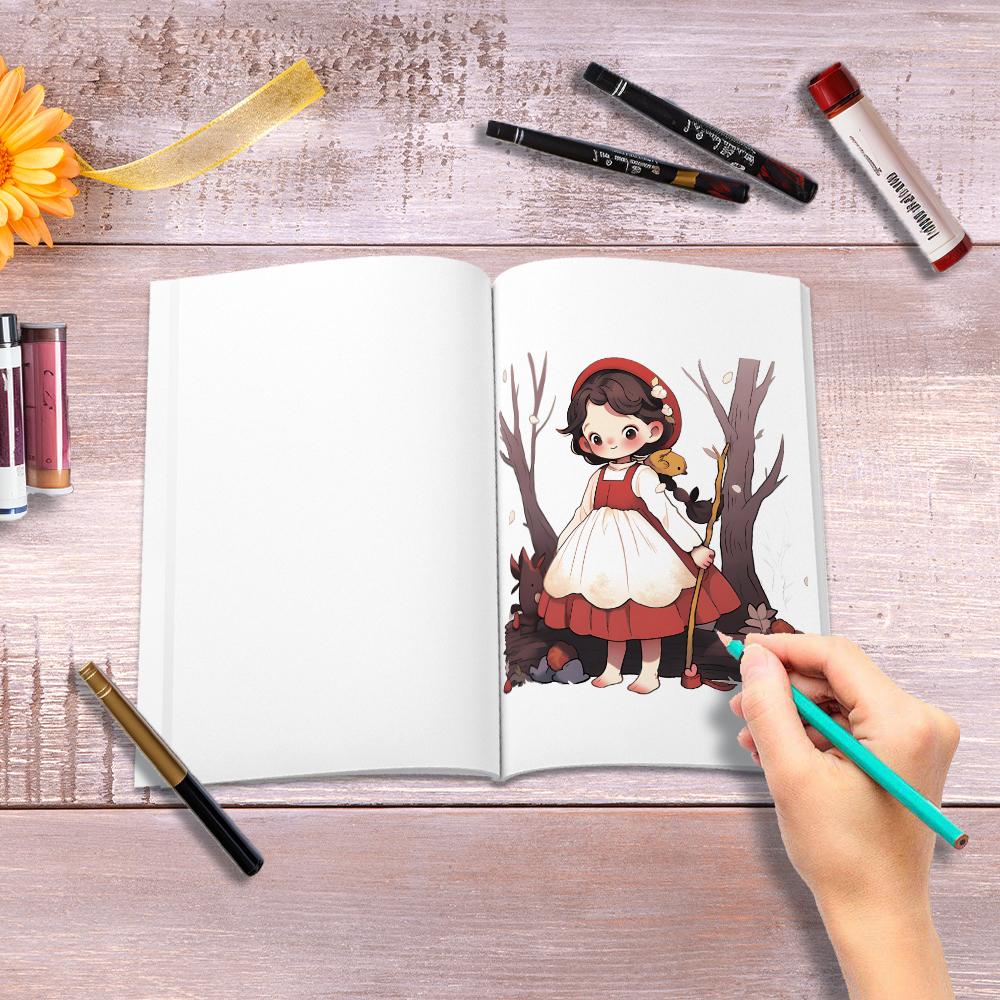 1 шт., Книжка-раскраска «Принцесса», Книжка-раскраска для подростков, 30 различных узоров, плотная бумага 100 г/м², снимает стресс, подарок на день рождения