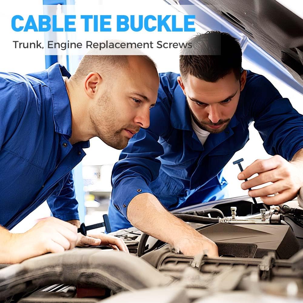 500 шт. Нейлоновые стяжки для кабеля Самоблокирующиеся Прочные стяжки для кабеля Внутреннее и наружное применение Общего назначения Застежки-стяжки для кабеля Снимаемые УФ-стойкие