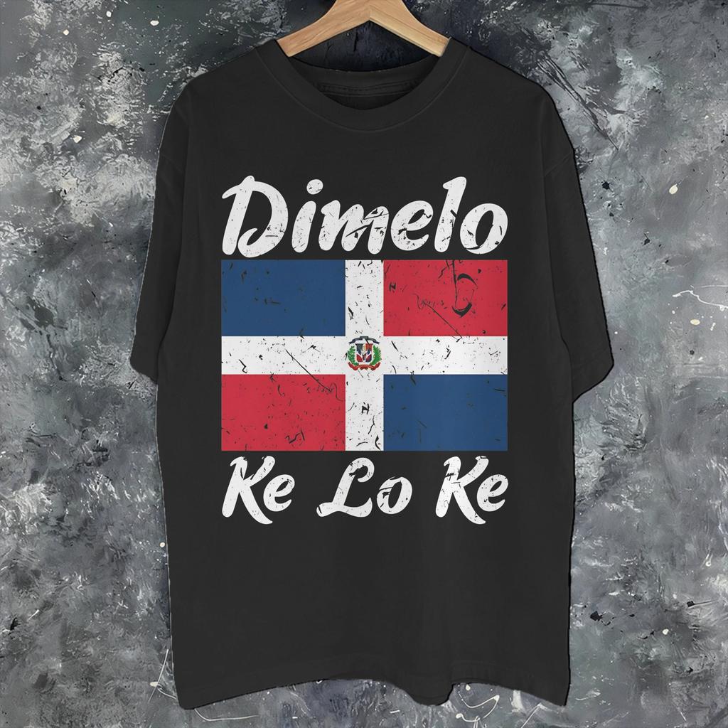 Unisex Women Graphic Print Dominican Republic Tee T Shirt Pure Cotton Tshirts Clothes
