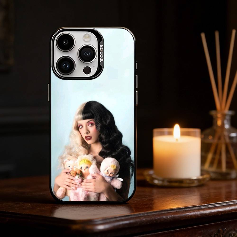 Чехол для телефона с изображением певицы Мелани Мартинес M-Melanie Martinez Для iPhone 17,16,15,14,13,12,11,Pro Max,Plus Конфетный Серебряный Чехол