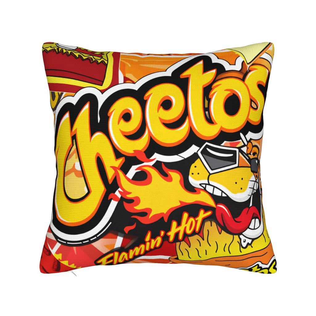 Наволочки с принтом еды C-Cheetos Новая наволочка для дивана, спальни, домашнего декора Мягкая наволочка