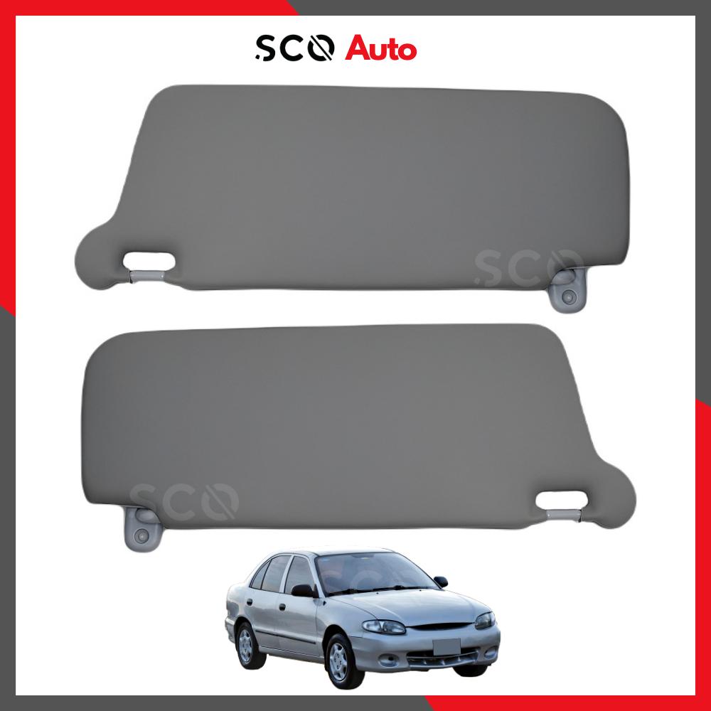 Солнцезащитный козырек для Hyundai Accent 1995-1996-1997-1998-1999 2 шт. Серый внутренний зонтик для Hyundai Accent левый и правый комплект