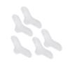 5pcs Nasal Pad Set Silicone Gel Nose Pad Breathing Machine Replacement Accessories for Face Guard