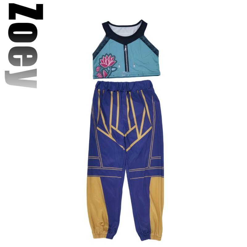 2025 Новый фильм K-Pop Мира Руми Зои Хантерс Косплей Костюм Хэллоуин Карнавал Демон Сцена 3D Принт Узор Ролевая Одежда