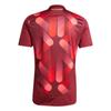 adidas SS25 Футбольная майка мужская Преппи Красная JF2605