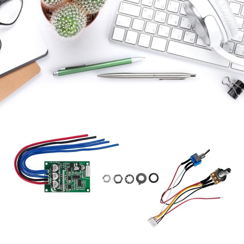 DC 12V-36V 500W High Power Brushless Motor Controller river Board Assembled No Hall IY Kit Current 20A