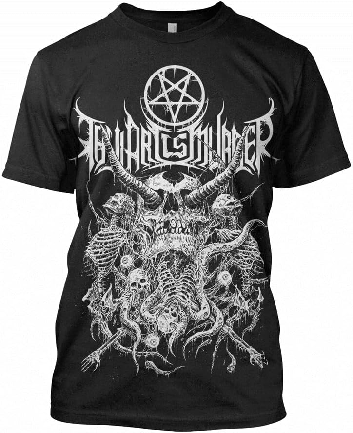 Thy Art is Murder Riddick Skull Pile T-Shirt S-2XL New