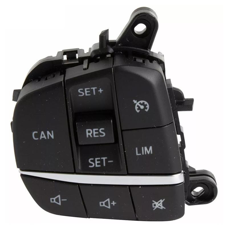 For Ford Fiesta 2009-2024 Left Steering Wheel Switch Steering Control Switch For Fiesta Auto Control Made Of ABS Material