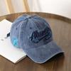 Вышитые буквы бейсболка для мужчин женщин ретро выстиранный хлопок снэпбэк уличный спорт солнцезащитные шляпы хип-хоп уличный папа дальнобойщик кепка