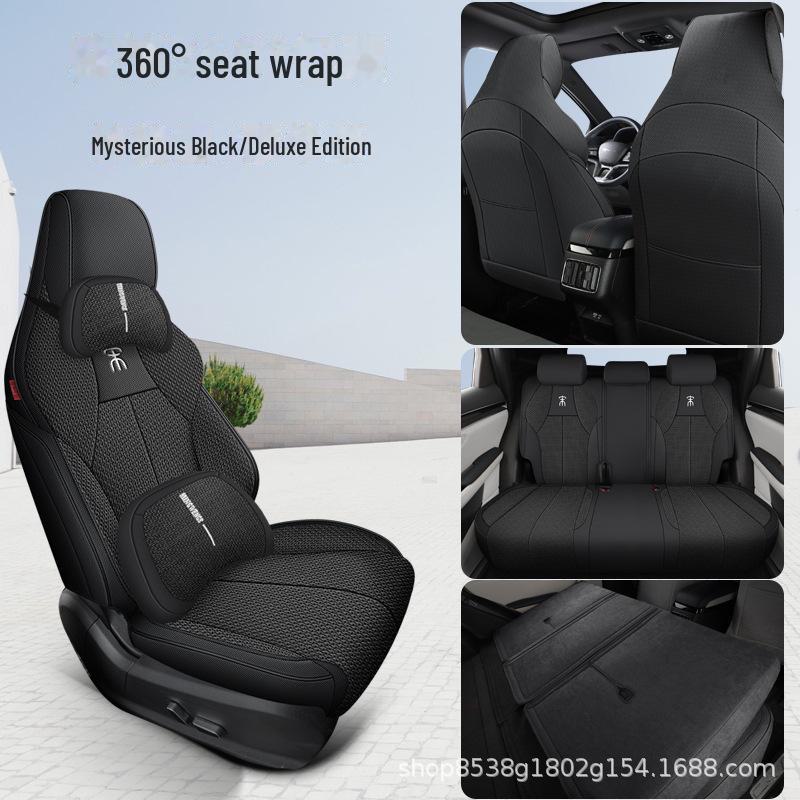 BYD Song Pro Linen Car Seat Cushion, Breathable Fabric, Full Surround, Universal for All Seasons