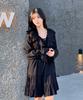 Zero Street [2 Colors] Sepia Frill Dress