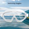 Big Frame Swimming Goggles, Anti Fog Swim Goggle for Men Women, Free-diving Mask, Silicone Waterproof Swim Glasses