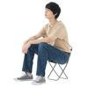 LOGOS 7075 Trek Chair (with backrest) Duralumin weight capacity 120kg outdoor folding camping lightweight