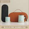 Guochao Qianli Jiangshan Ceramic Teacup Personal Household Tea Separation Tea Cup with Lid Filtration Activity Souvenir