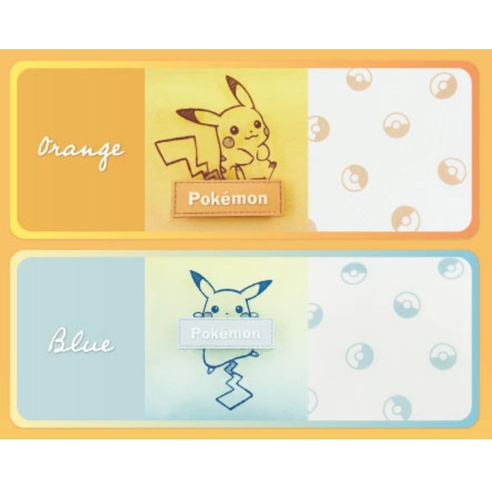 Футляр для очков серии Marimo Craft Gradient Mesh с градиентом W90 x В170 x Г30мм, ремешок Pokémon, оранжевый, прибл.. (исключая ручку), ПКМ-894