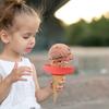 4Pcs Ice Cream Holder for Kids Drip Catcher Silicone Popsicle Holders Odorless Easy To Clean Melting Ice Cream Protector for Home Kitchen Outdoor