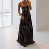 New Spring Women's Clothing Elegant and Fashionable Sexy Leopard Print Suspender Skirt Long Skirt for Women