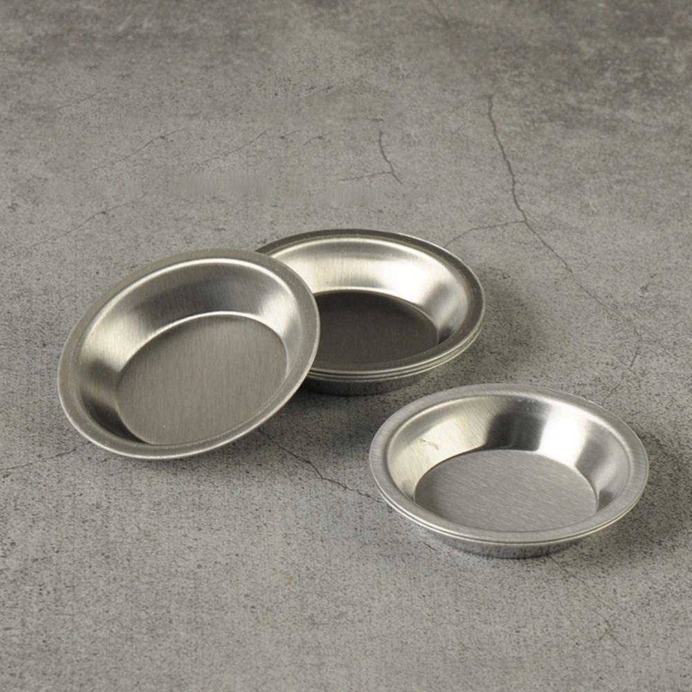 6pcs DIY Coloring Tool Oil Paint Mixed Tray Stainless Steel Color Mixer