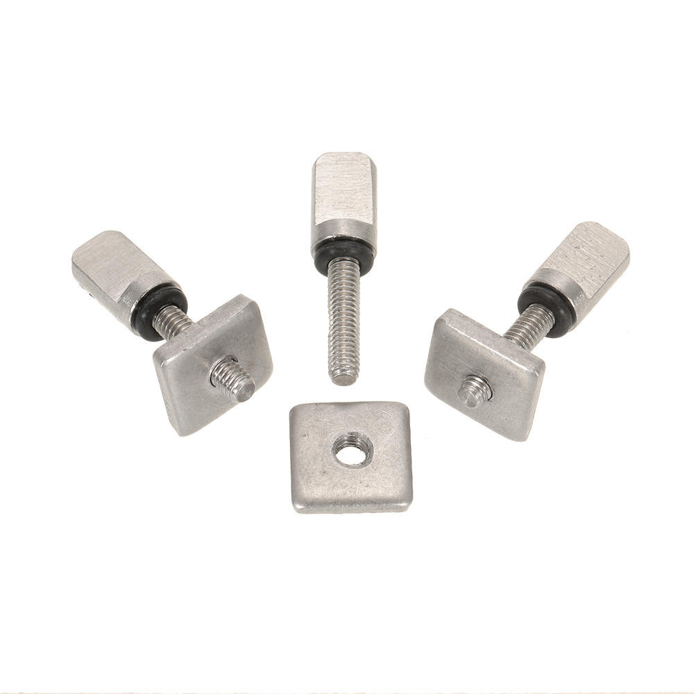 3 Surfboard Longboard Sliding Fin Screw & Fin Plate Replacement Kit for Stand Up Paddle Body Board