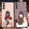 Мультяшный пейзаж Девушка Чехол для телефона Для Samsung Galaxy S24 S23 S22 S20 S21 FE Ultra S24 S23 S10 S10E S9 S8 Plus 5G Чехол для телефона Capas
