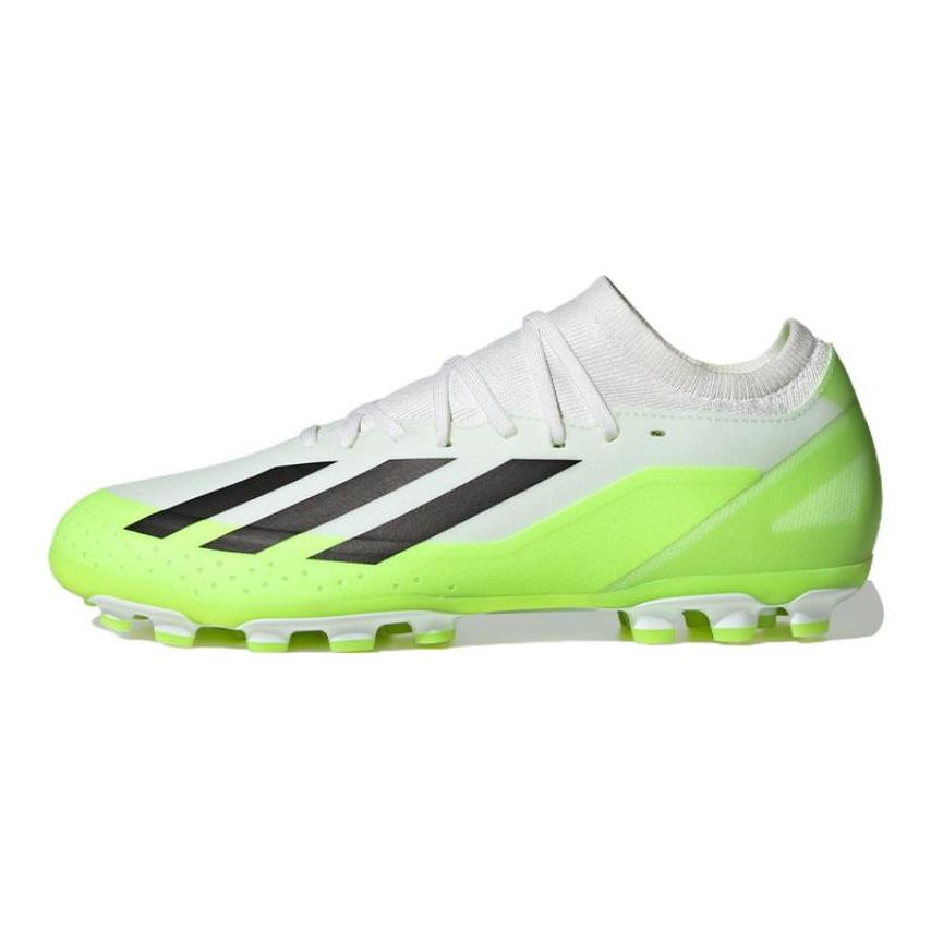 adidas Crazyflight X3 Искусственный Белый Солнечный Зеленый Травяные Бутсы Кроссовки IG7651