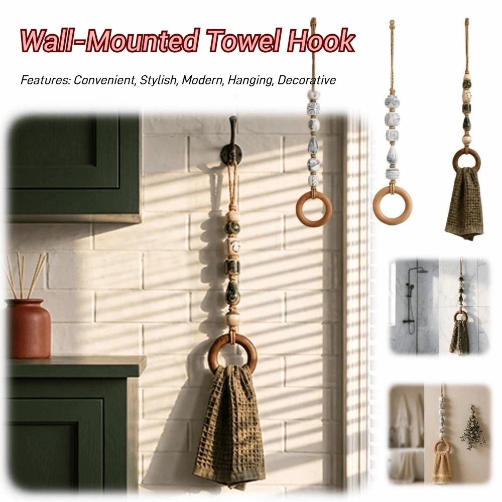 Decorative Wall-Mounted Towel Hook Heavy-Duty Wall Art Ornament Hook Ornament Wall Hanger Bathroom