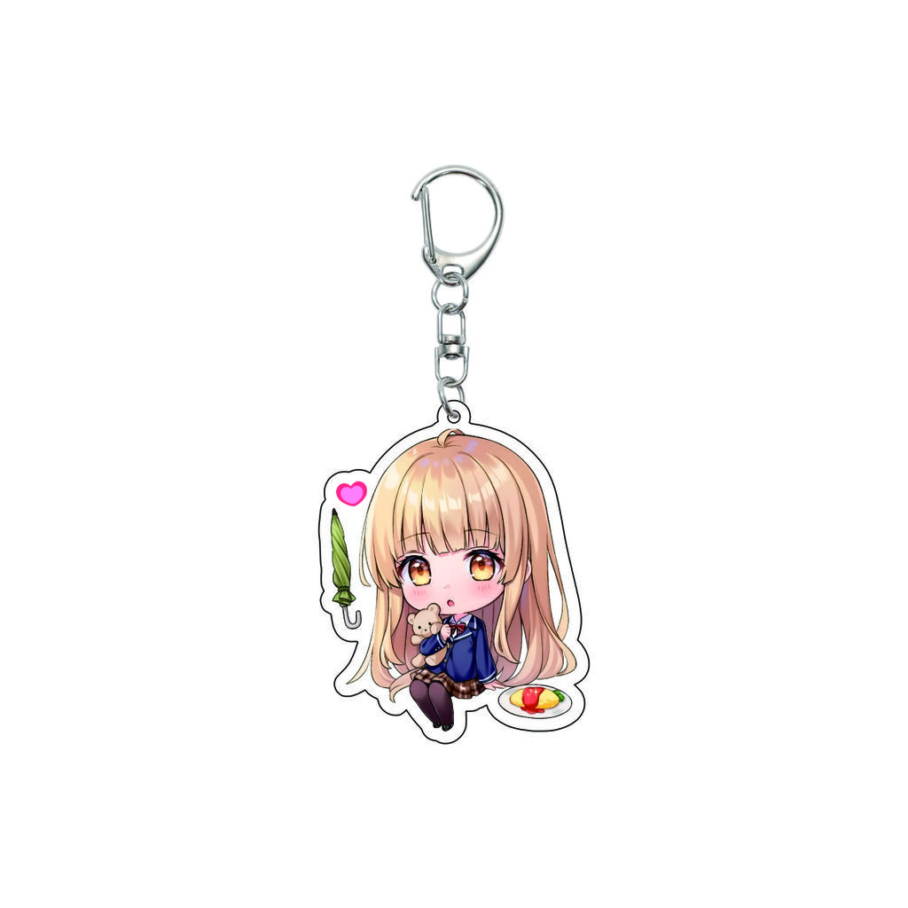 55MM Аниме banG Dream Брелок Тояма Касуми/Сая Ямабуки/Ханазоно Таэ Брелок Акриловая Модель Пластина Рождественские Подарки