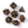 New Multi-color Mixed Color D8/10/12/20 Polyhedral Digital Dice Set for D&d DND TRPG Party Entertainment Board Game Supplies