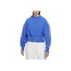 Logo Half High Neck Short Casual Sweatshirt Women Sweatshirt Comet-Blue FB8753-411