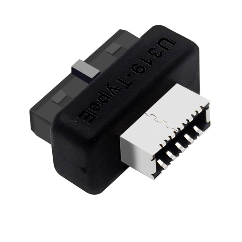 Материнская плата компьютера USB3 19P20P на TYPE-E Адаптер Корпус Передний TYPE-C Штекер Порт Интегрированное Формование