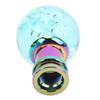 Gear Shift Knob with M8 M10 M12 Adapter Universal Acrylic Transparent Bubble Style Shifter Head for Car Light Blue