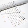 New Glasses Chain Glasses Rope Ladies Advanced Metal Lanyard Slip-proof Simple Beaded Chain Jewelry.