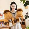 Adorable New Style Plush Working Pony Toy Cuddly Stuffed Animal Pillow Gift For Girls