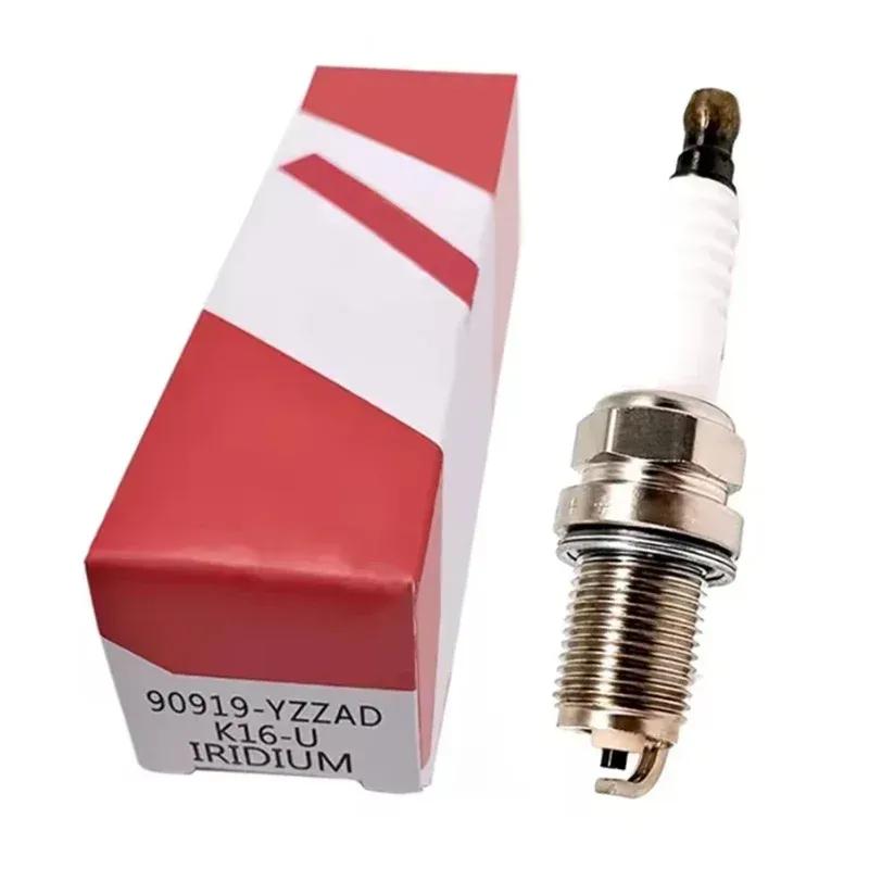 4/6PCS 90919-YZZAD K16-U Spark Plug For Toyoto 4 RUNNER/CELICA Coupe/COROLLA/MR 2/SUPRA/YARIS/PASEO Convertible/PASEO Coupe