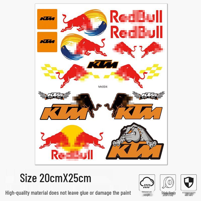 Водонепроницаемые наклейки-декали для мотоцикла и шлема KTM 390/790 Duke