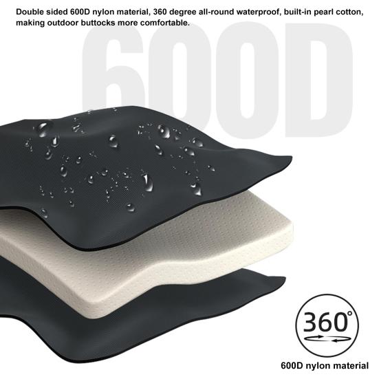 Складная подушка для сиденья, портативный водонепроницаемый коврик для сидения, легкий, для путешествий на открытом воздухе, кемпинга, пешего туризма, рыбалки, стадиона, сиденья