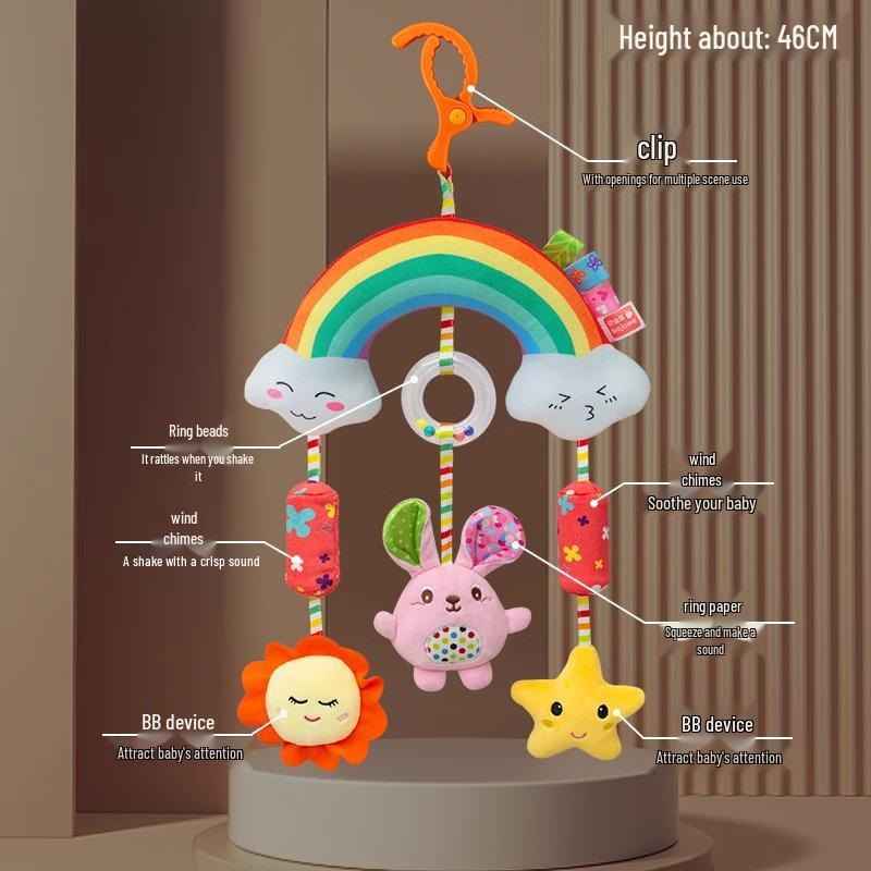 Подвесная погремушка-колокольчик для детской коляски и кроватки
