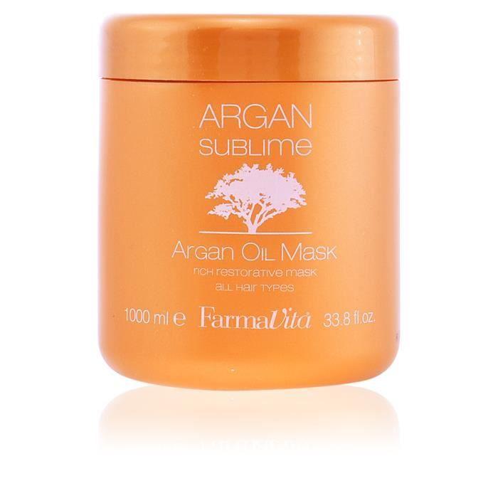 FARMAVITA - Argan Sublime Masque 1000 ml de crème