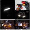 Motor Flasher Light LED Daytime Running Lamp Ring Fork Strip Lamp Motorcycle Turn Signal Light