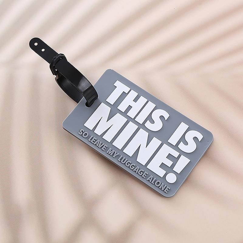 Креативная силиконовая бирка для багажа с буквами, портативная дорожная бирка для чемодана, бирка для багажа