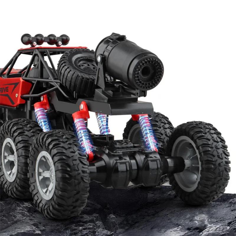 1: 18 Шестиколесный Радиоуправляемый Автомобиль Внедорожник Скалолаз Распыляющий Гоночный Автомобиль Дистанционное Управление Электрический Автомобиль Ударопрочный Игрушка для Мальчика Подарок