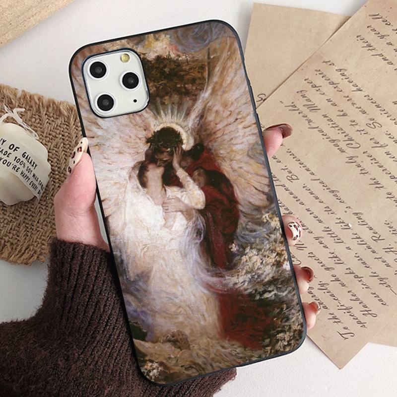 Чехол для телефона MaiYaCa Renaissance art Painting для iPhone 13 11 12 pro XS MAX 8 7 6 6S Plus X 5S SE 2020 XR