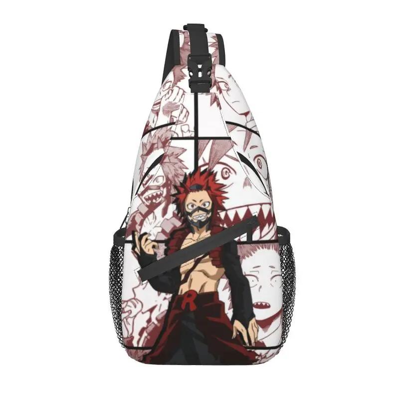 Сумка-слинг для велоспорта, кемпинга, мужской рюкзак Hero Academia Crossbody Chest Backpack через плечо