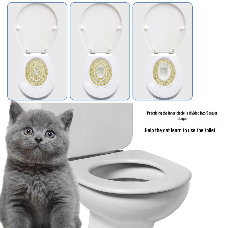 Durable Cat Toilet Training Device for Home Use