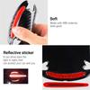 4Pcs/Set Reflective Car Stickers Universal Safety Warning Strip Door Handle Bowl Cover Sticker Reflector Car Exterior Accessorie