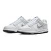 Nike Детские кроссовки Dunk Low GS Glitch Swoosh White Photon-Dust Black DV3033-001