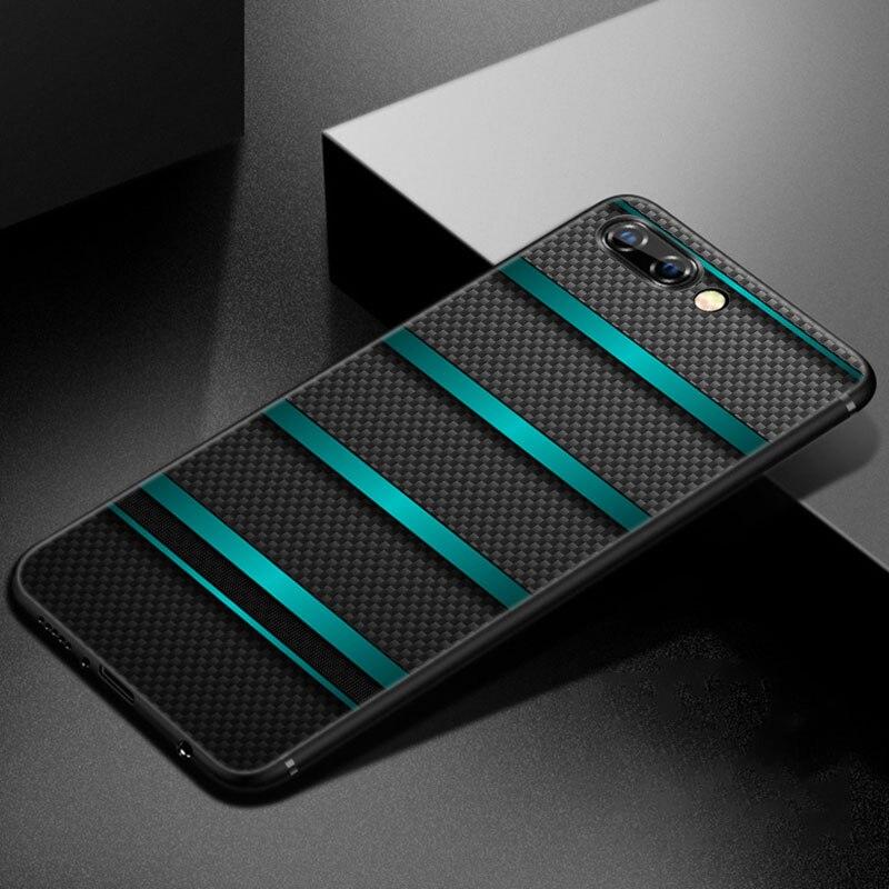 Чехол для телефона с узором из углеродного волокна для Huawei Honor 7A 8A 9X 20 Pro 8 10X Lite 7S 8C 8S 8X 9A 9C 10i 20i 30i 20E 20S черный чехол