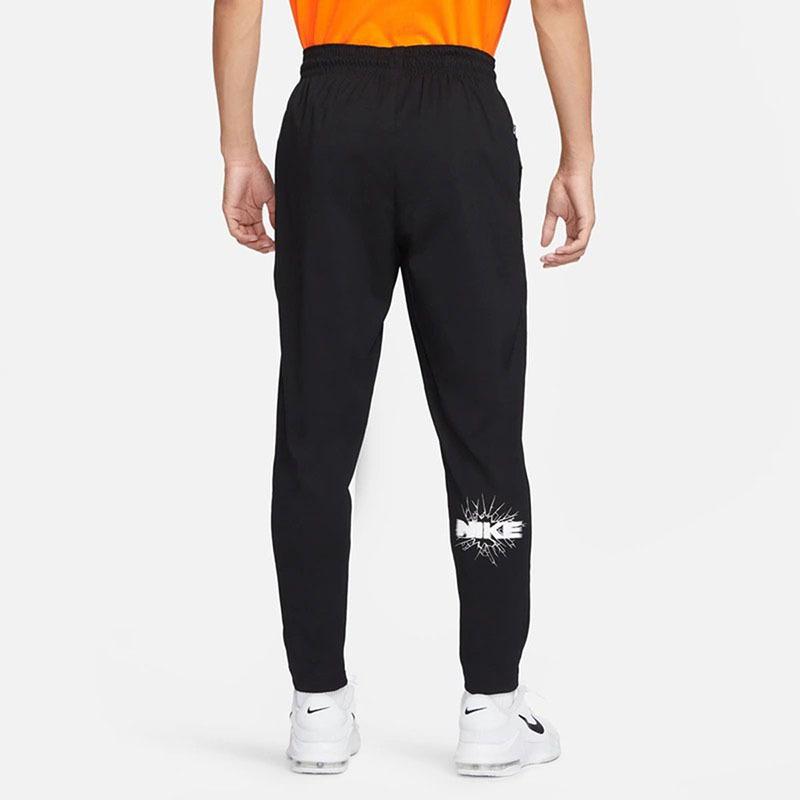 Nike Повседневные брюки с логотипом и алфавитом, мужские, черные, FQ6995-010