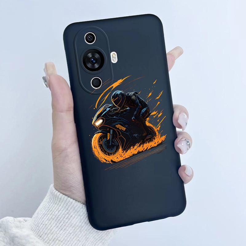 Чехол для Huawei Nova 12s FOA-LX9 Дизайн 'Цветочная Девочка' Мягкий Силиконовый Чехол для Huawei Nova 11 Nova11 Pro Ultra Nova12s Чехлы для Телефона